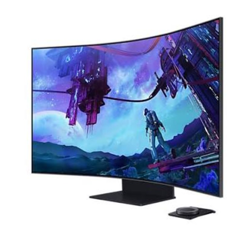 samsung Odyssey Ark 2nd Gen LS55CG97WNMXUE 55” | Smart | 4K 3840×2160 | 165Hz | 1ms | 1000R | VA | Speakers | Black