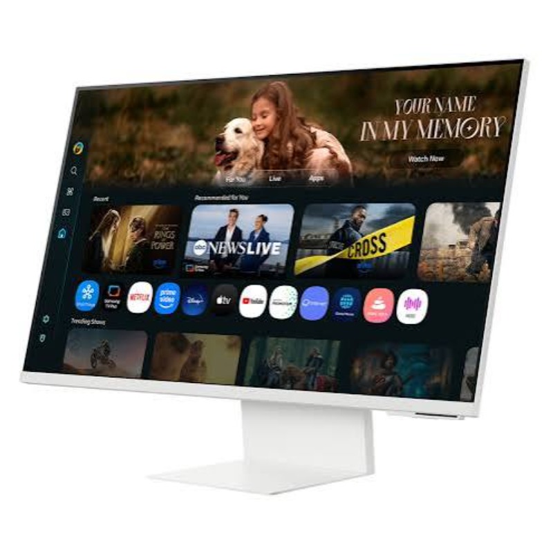 Samsung M8 Smart Monitor LS32FM801UMXUE 32” | 4K | Smart | USB-C | 60Hz | Built-in Speakers | Webcam | White